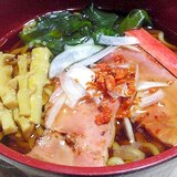 ランチにメンマを乗せたラーメン